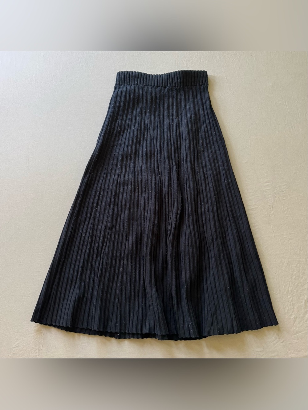 Zoe+Oliver Pleated Knit Midi Skirt